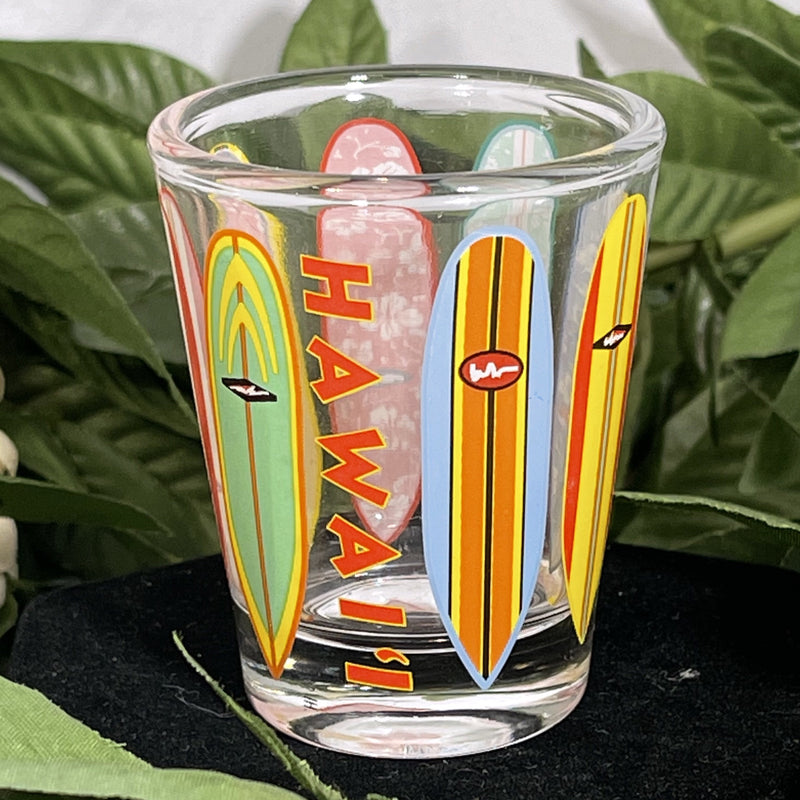 Shot Glass - Clear Colorful Surfboards
