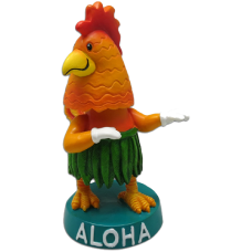 Dashboard Hula Doll - ALOHA Hula Chicken