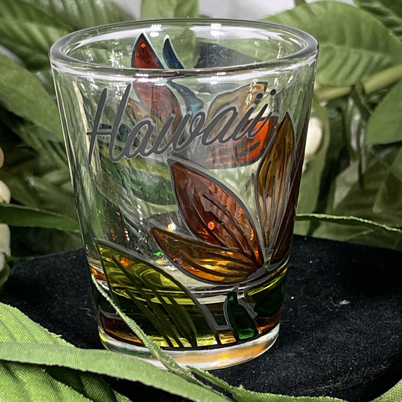 Shot Glass - Stained Glass Bird Of Paradise