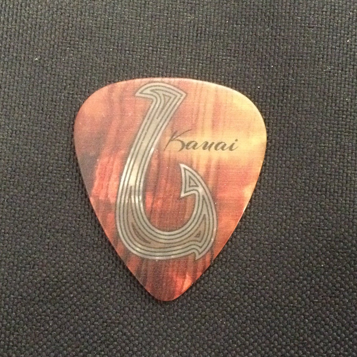Kauai Guitar Pick Fish Hook