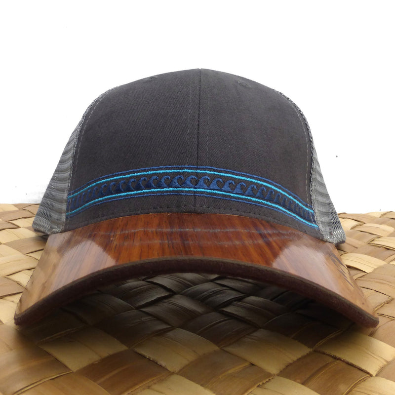 Koa wood hat made in Kauai by Calabash, a great gift from Kaua'i, Hawaii
