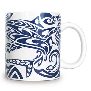 Coffee Mugs - Tribal Shark (Blue)