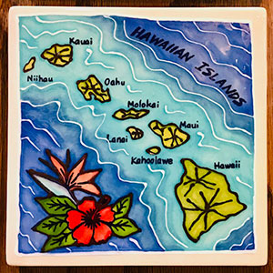 Hawaiian Islands Tile