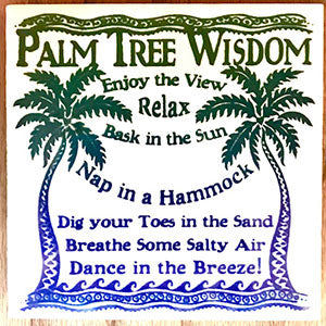 Palmtree Wisdom Tile