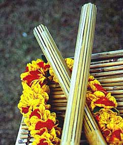 Pu'ili - Split Bamboo hula implement