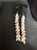 Ni'ihau Momi Shell Pīkake Style Earrings
