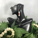 Ni'ihau White Momi and Kahelelani Shell 1" Earrings