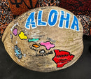 Hawaii Island Map Coconut