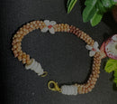 Kaua'i Multi-colored Kahelelani Shell with Ni'ihau Flower Poepoe Style 7 1/4" Bracelet