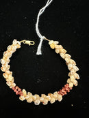 Kaua'i Multi-colored Momi and Kahelelani Shell Kipona Style 7.5" Bracelet