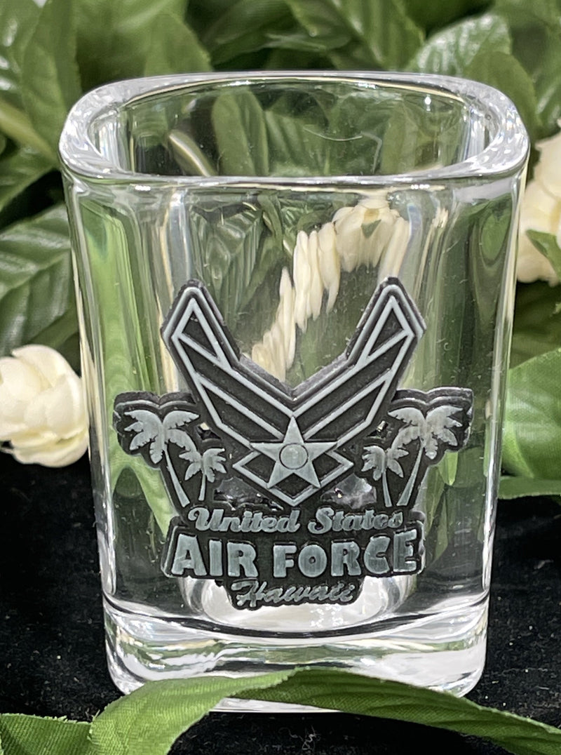 Square Shot Glass - AIR FORCE