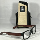 Bamboo Reading Glasses - Matte Black Ohekai Bamboo Readers