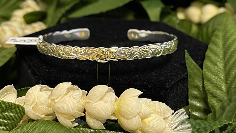 Hawaiian Heirloom Cuff Bracelet