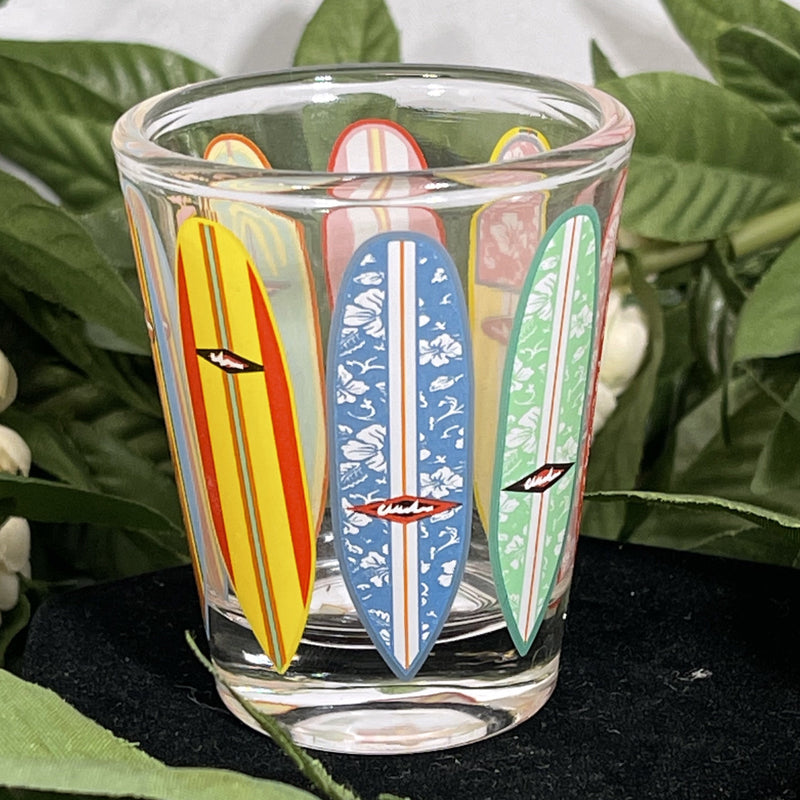 Shot Glass - Clear Colorful Surfboards