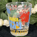 Shot Glass - Clear Colorful Hawaii