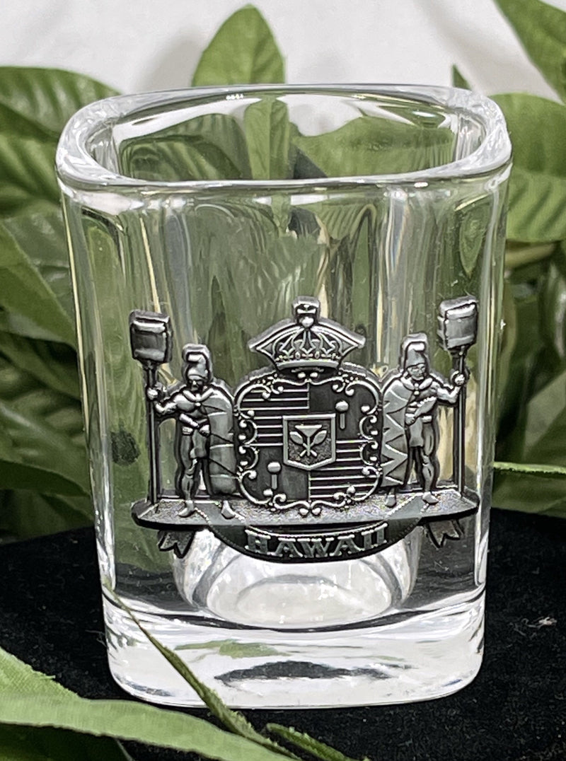 Square Shot Glass - Court Of Arms