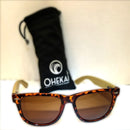 Moana Tort. Ohekai Polarized Bamboo Sunglasses
