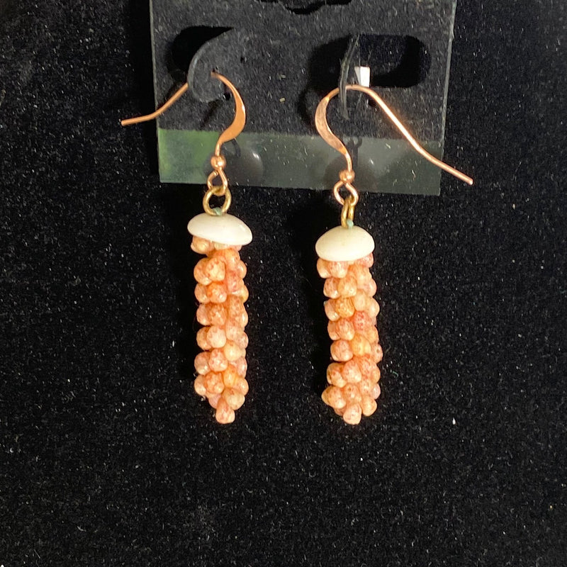 Kaua'i Kahelelani Shell Poepoe Style Earrings
