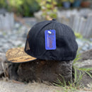 Koa Wood Bill Cap - Hawaiian Island Chain with Sunburst