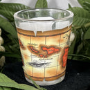 Shot Glass - Vintage Hawaiian Isle Map