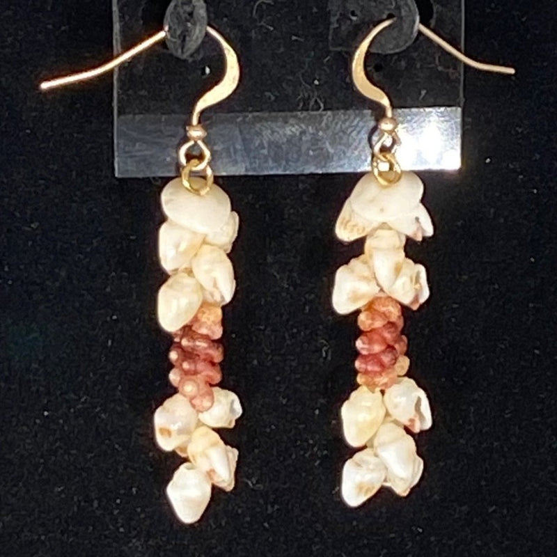 Kaua'i Momi and Kahelelani Shell 1.5" Earrings