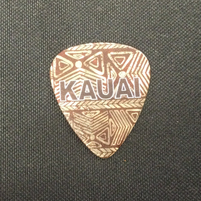 Kauai Guitar Pick - Tapa KAUAI