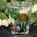 Shot Glass - Stained Glass Honu