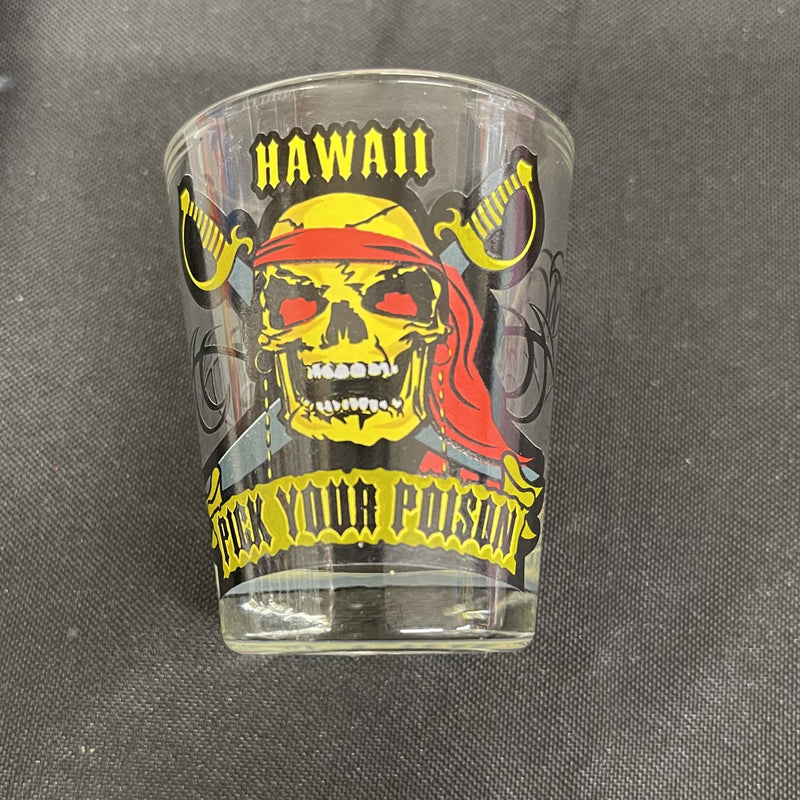 Shot Glass - Hawaii Pirates Skull