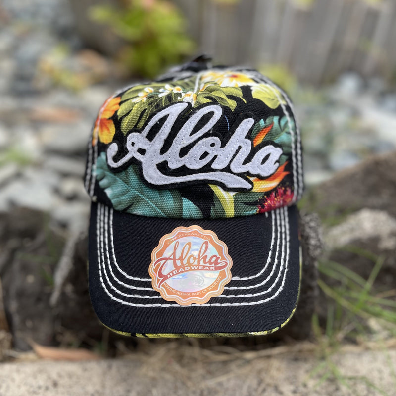 Hat - Floral Aloha