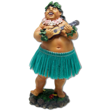 Dashboard Hula Doll - Braddah Ed