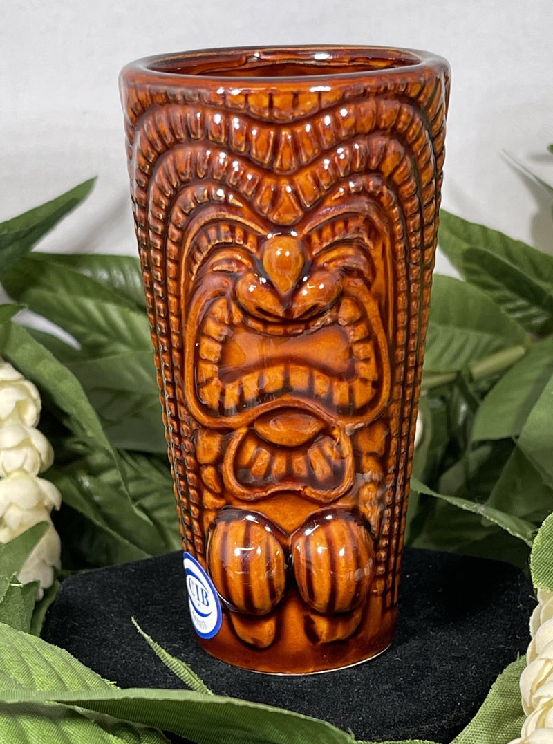 Cordial Shot Glass - Ceramic Tiki Kū