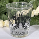 Shot Glass - Clear Tribal Honu