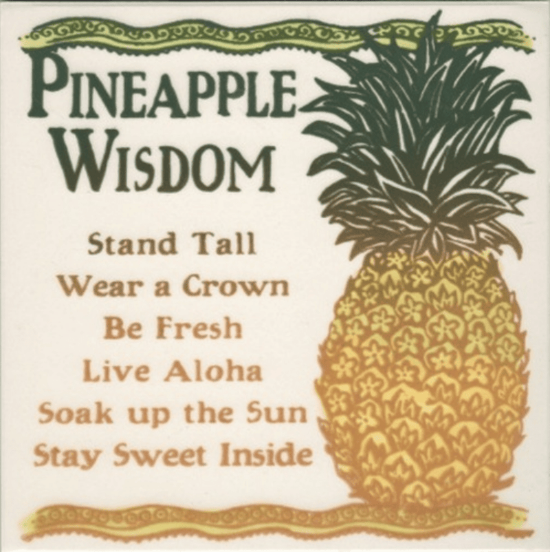 Pineapple Wisdom Tile