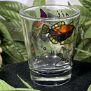 Shot Glass - Stained Glass Humuhumunukunukuāpua’a (Reef Triggerfish)