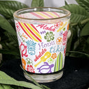 Shot Glass - White and Clear Hawaii