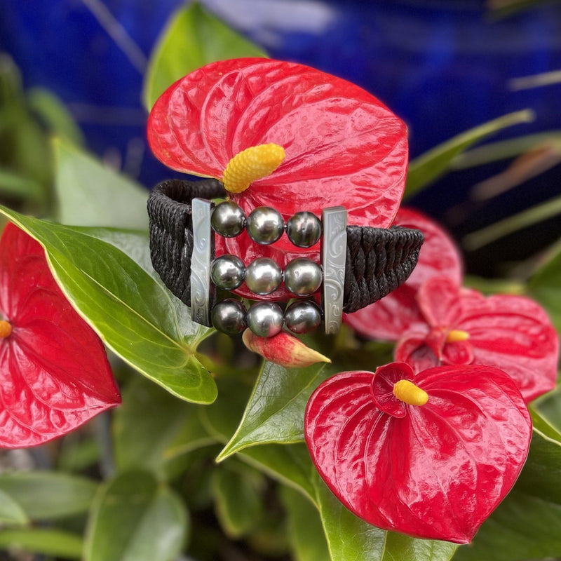 Tahitian Pearl- Cuff Bracelets