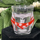 Shot Glass - Bottoms Up Blue Or Red