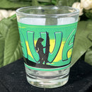 Shot Glass - Surfer Boy Hawaii Green, Yellow, Blue