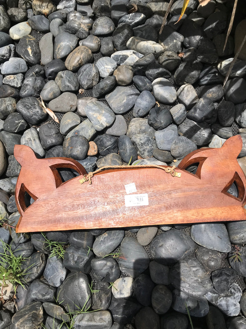 Sign - Wood Hawaii w/ Two Honu