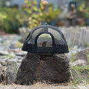 Hat - Black Trucker - Aloha Pineapple - White background