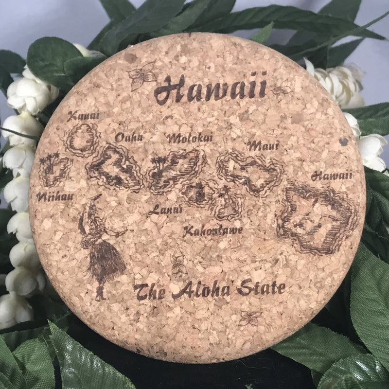 Coaster - Map Of Hawai’i
