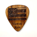 Kauai Guitar Koa Picks - Hawaiian Flag