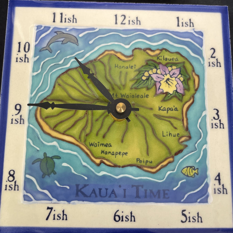Kauai Wall Clock Tile