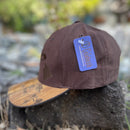 Koa Wood Bill Cap - Hawaiian Island Chain - Kapaa Coconut Trees Brim