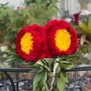 'Uli 'Uli - Red & Yellow Double Feather Row