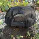 Kauai Culture -Gold Oak Leaf- Black Trucker