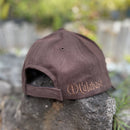 Koa Wood Bill Cap - Hawaiian Island Chain - Kapaa Coconut Trees Brim