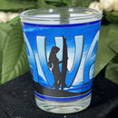Shot Glass - Surfer Boy Hawaii Green, Yellow, Blue