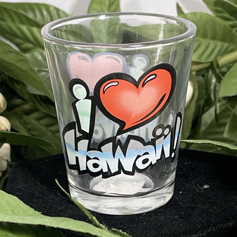 Shot Glass - I Love Hawaii