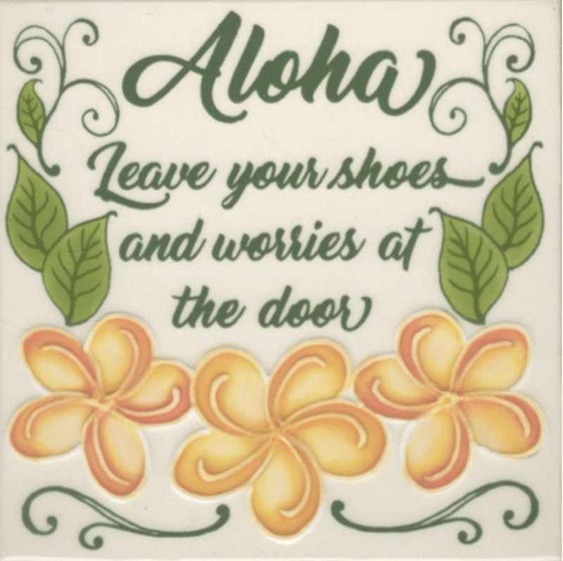 Plumeria Aloha Tile